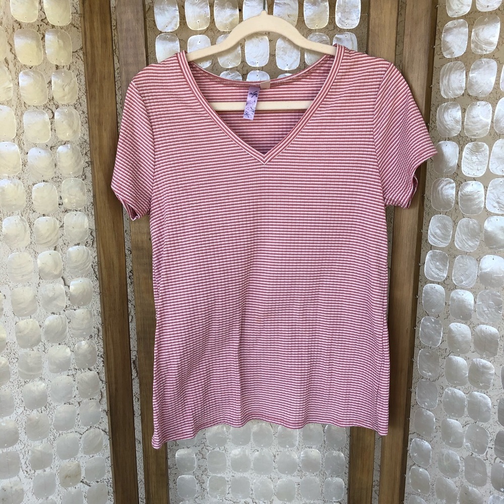 BASIC STRIPED TEE💘